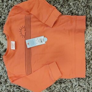 🛒 Cat & Jack 2T Coral "Sunny Vibes" Sweatshirt